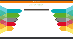 Desktop Screenshot of processinnovation.de